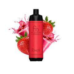 RandM Shisha 10000 Strawberry Punch