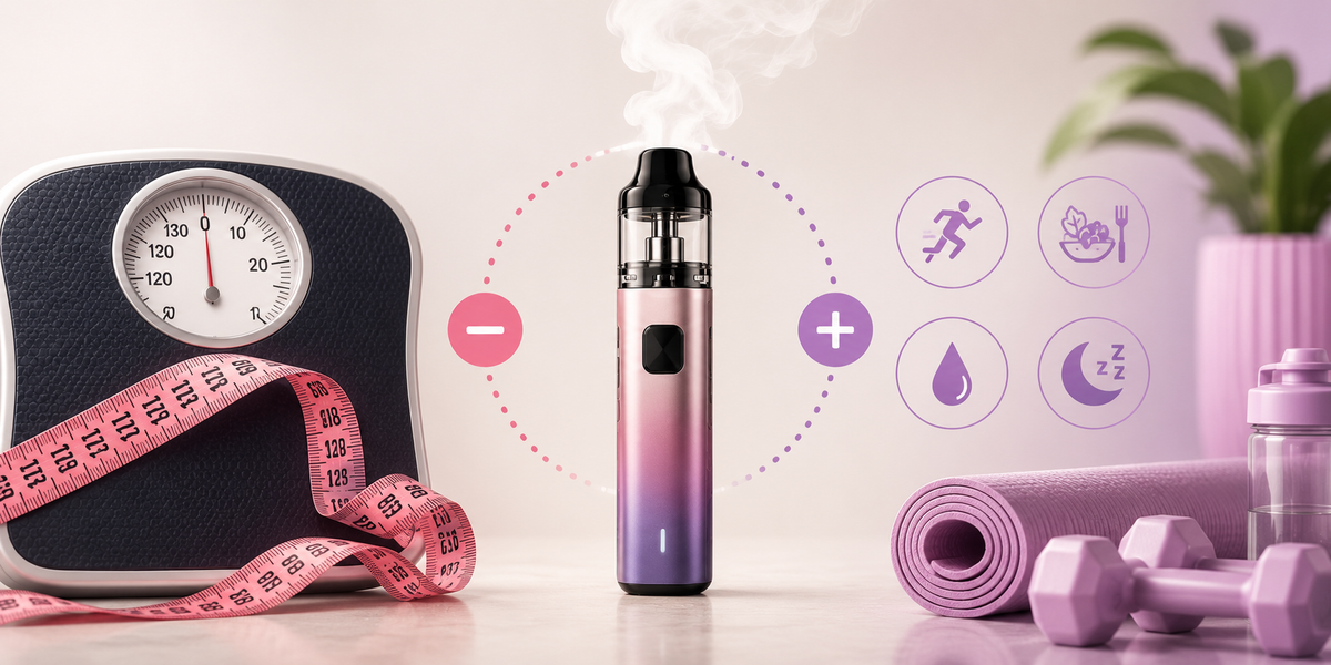 Kann Vaping zu einer Gewichtszunahme führen?
