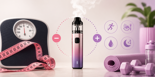 Kann Vaping zu einer Gewichtszunahme führen?