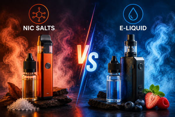 Nic Salts vs. E-Liquid: Was ist besser?