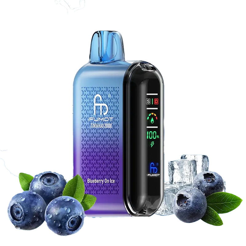 RandM Tornado 20000 Blueberry on Ice