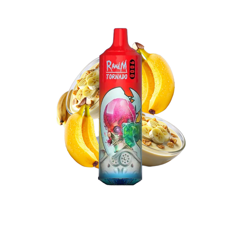 randm tornado dragon fruit RandM Tornado 9000 E-Zigarette besticht durch ihr futuristisches,  exklusives Graffiti-Design und wirkt wie ein modisches Accessoire, das  Individualität unterstreicht