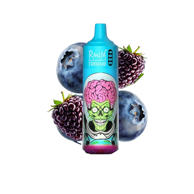 RandM Tornado 9000 Einweg Vape Blue Razz Ice – 9000 Züge Produktbild