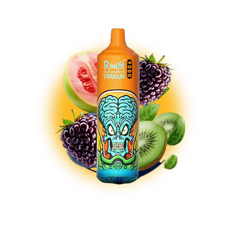 RandM Tornado 9000 Kiwi Passionfruit Guava