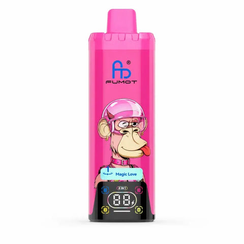 Fumot RandM Eco 4in1 80000 - Magic Love, Kiwi Passion Fruit Guava, Lemon Lime & Dragonfruit Raspberry