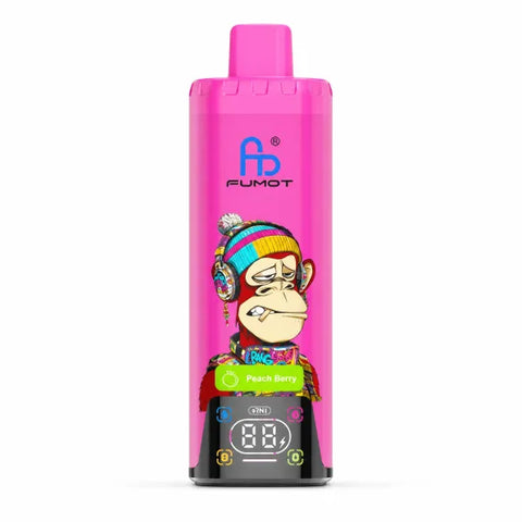 Fumot RandM Eco 4in1 80000 - Peach Berry, Lemon Peach, Passionfruit Grapefruit Orange & Blueberry Cherry Cranberry