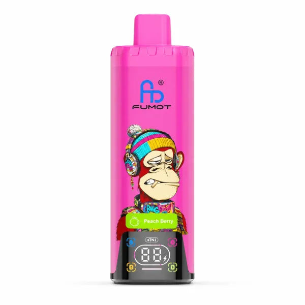 Fumot RandM Eco 4in1 80000 - Peach Berry, Lemon Peach, Passionfruit Grapefruit Orange & Blueberry Cherry Cranberry