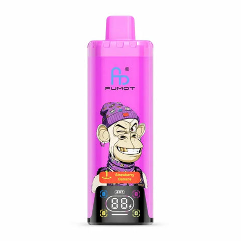 Fumot RandM Eco 4in1 80000 - Strawberry Banana, Strawberry Kiwi, Strawberry Watermelon & Strawberry Ice