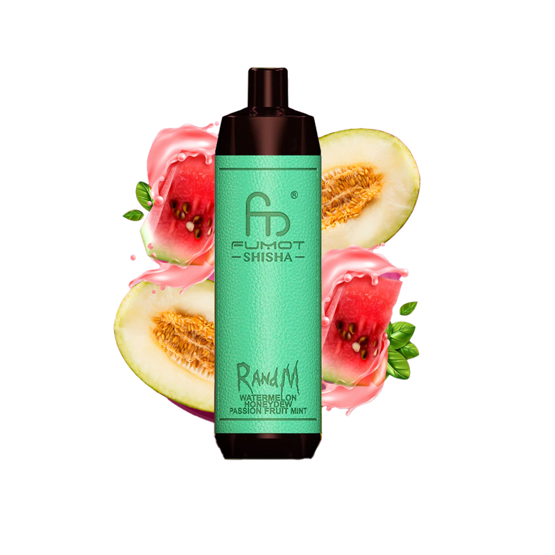 RandM Shisha 10000 Watermelon Honeydew Passionfruit Mint
