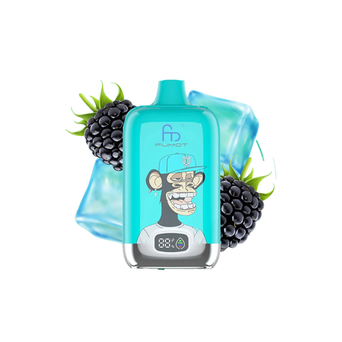 fumot 12000 black ice Fumot Digital Box 12000 Vape delivers 12000 puffs and features a smart  digital display main image 1