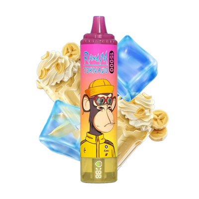 RandM Tornado 15000 Einweg Vape Banana Ice – 15000 Züge Produktbild