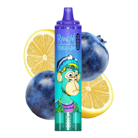 randm tornado 15000 blueberry raspberry Puff 15K RandM Tornado 15000 TPD refillable 2% nicotine by RANDM & WHITE  RABBIT