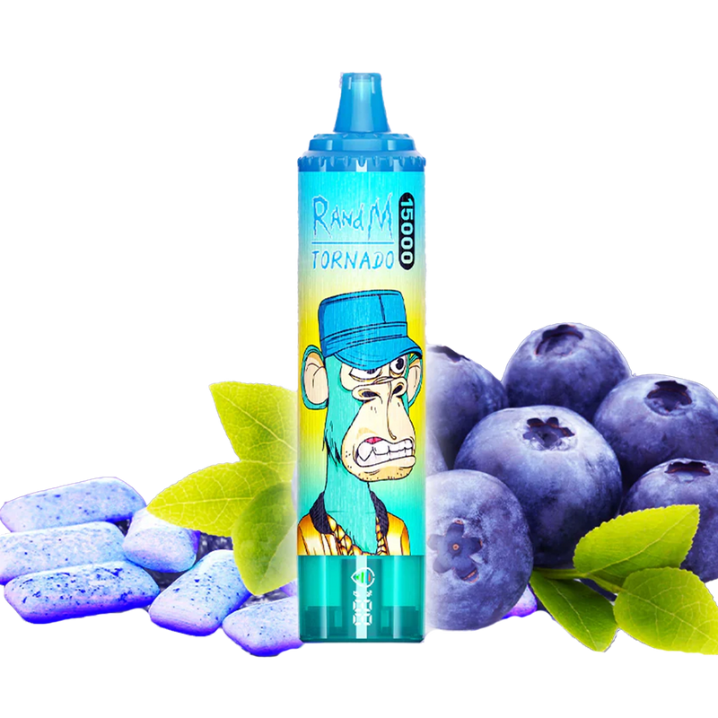 RandM Tornado 15000 Blueberry Bubblegum
