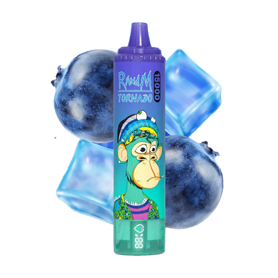 RandM Tornado 15000 Blueberry on Ice