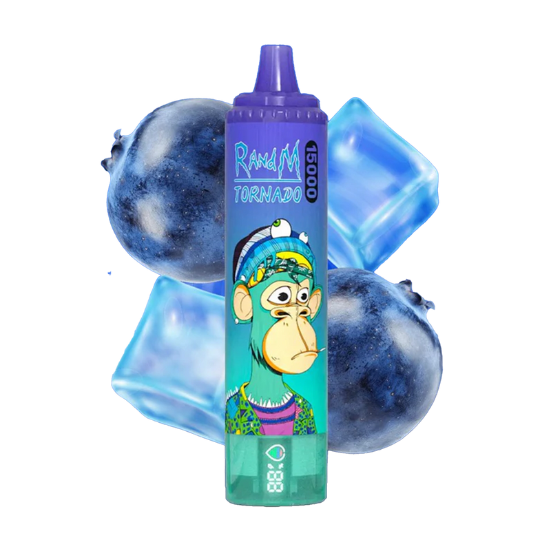 RandM Tornado 15000 Blueberry on Ice