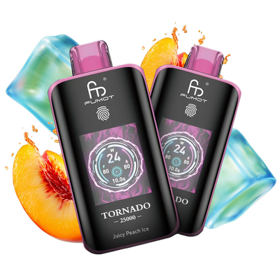 RandM Tornado 25000 Einweg Vape Juicy Peach Ice – 25000 Züge Produktbild