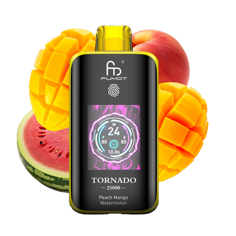 RandM Tornado 25000 Peach Mango Watermelon
