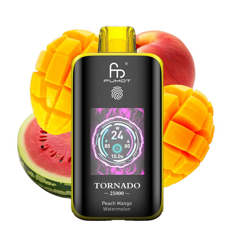 RandM Tornado 25000 Peach Mango Watermelon