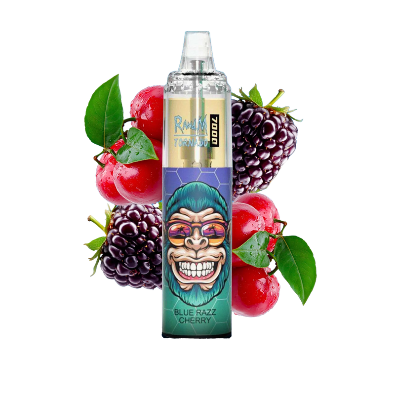 RandM Tornado 7000 Blue Razz Cherry