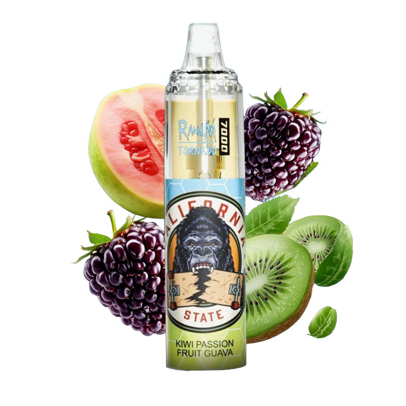 RandM Tornado 7000 Kiwi Passionfruit Guava