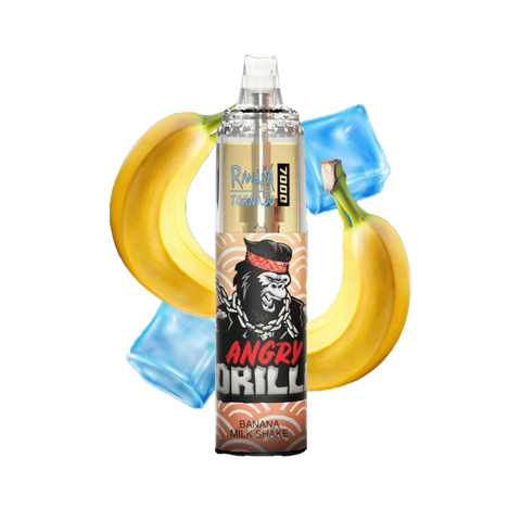 randm tornado 7000 banana ice RandM 7000 Banana Ice 10ml Nic Salt – Vapor Shop Direct main image 0